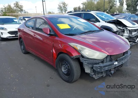 2016 Hyundai Elantra Se из США, поврежденный, VIN 5NPDH4AE7GH700185